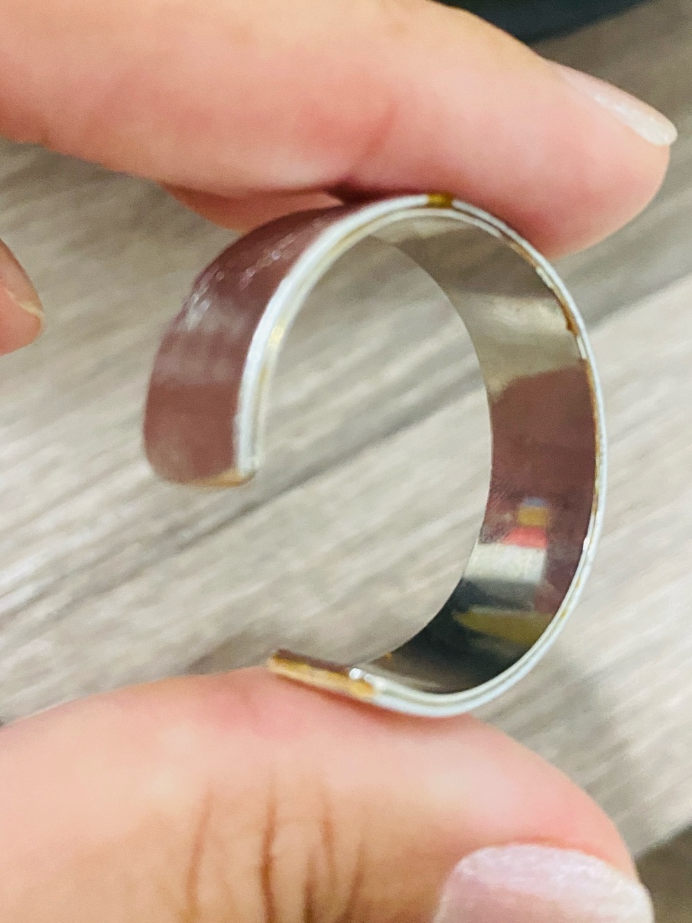 4-Set of cuffs for ponytails in Black, Gold, Silver, and Rose Gold - Picture 4 of 8